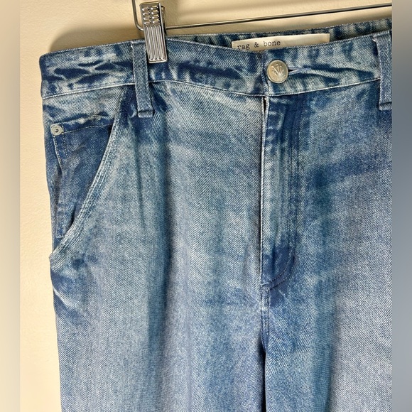 rag & bone faded blue relaxed carpenter jeans - Picture 5 of 11